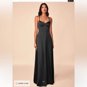 Azazie Mei Stretch Satin Bridesmaids Dress